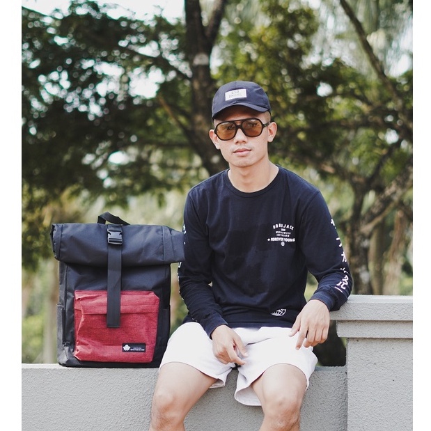 DT-02 Tas Laptop Backpack Rolltop Water repellent