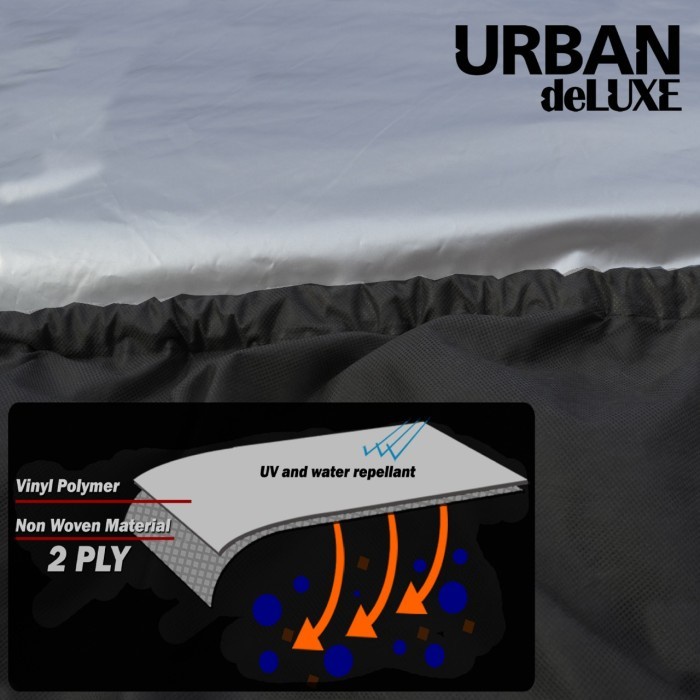 URBAN DELUXE STANDARD SILVER COVER SARUNG MOTOR MIO,SCOOPY,BEAT, DLL