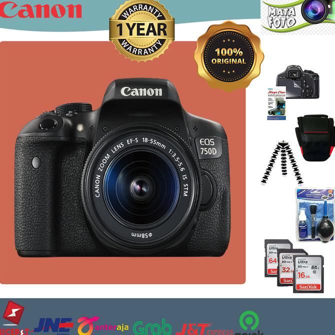 Canon Eos 750D Kit 18-55Mm Is Stm / Kamera Canon 750D Original &amp; Baru