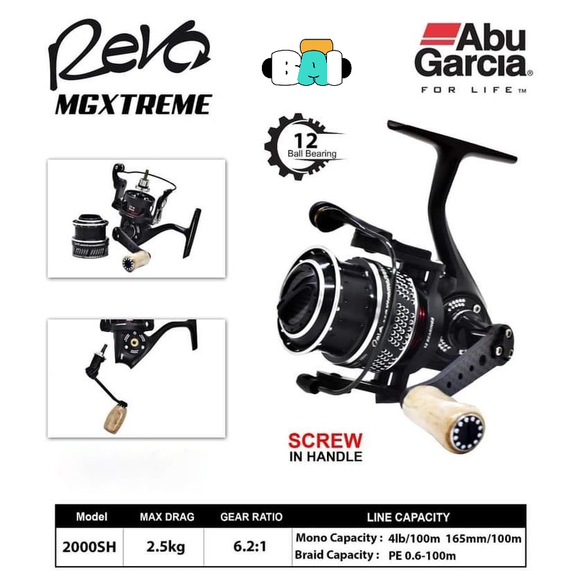 Reel ABU GARCIA REVO MGXTREME 2000SH Spinning 12BB