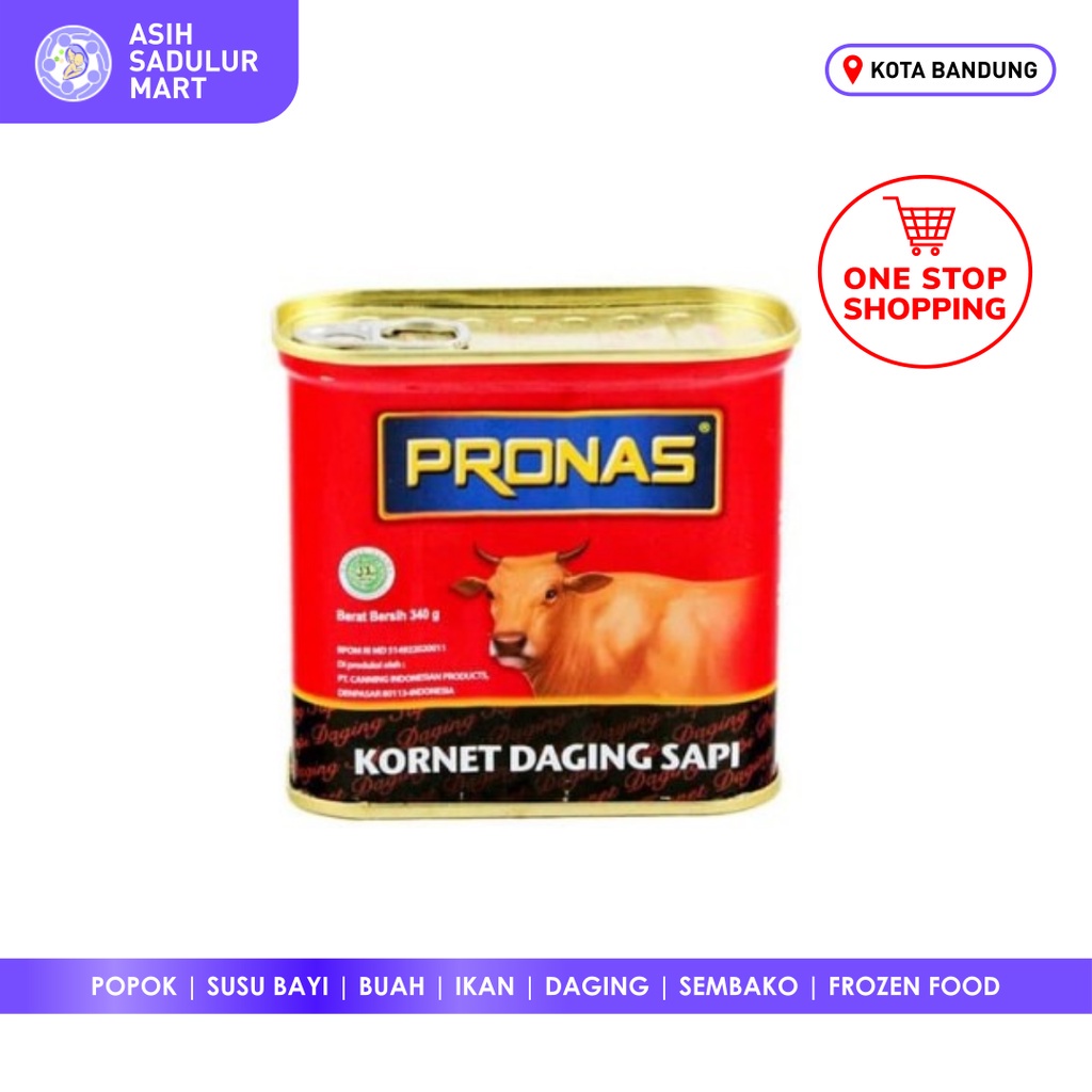 Kornet Sapi Pronas 340g Promo Bandung