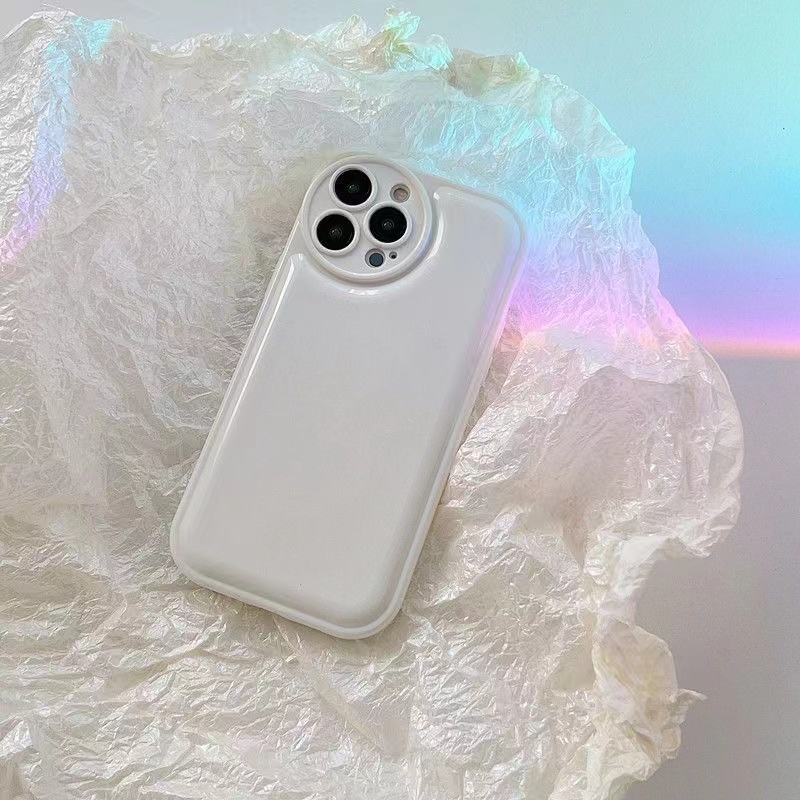 Silver white airbag Soft case HP OPPO A7 A5S A12 A11K F9 Pro A31 2020 A53 A33 A15S A32 F11 A57 A58 A3S A1 Pro Reno 5 6 7Z 8 9 VIVO V20 Pro v23 Y11 Y12i Y15 Y17 Y50 Y30i Y19 Redmi Note 10 PRO iPHONE 6S 7 8 PLUS XR XS Max 11 12 13 14 pRO Max