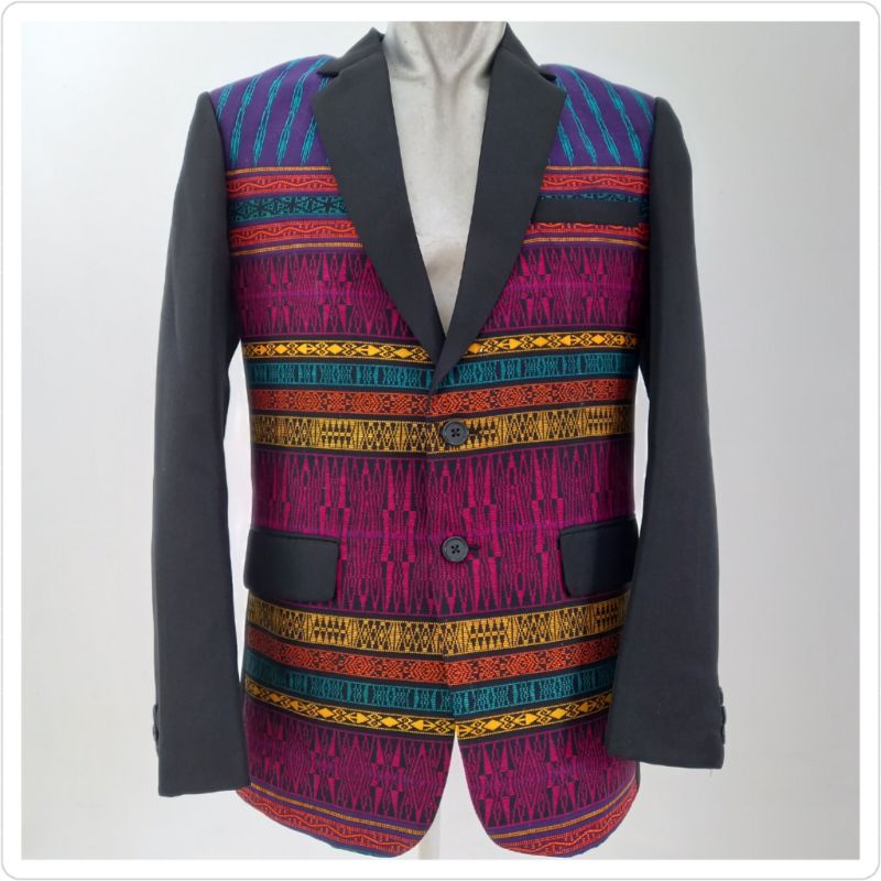 Jas ulos/ Jas ulos formal / Jas formal ulos sumatera/ Jas motif ulos kombinasi/ Jas tenun ulos