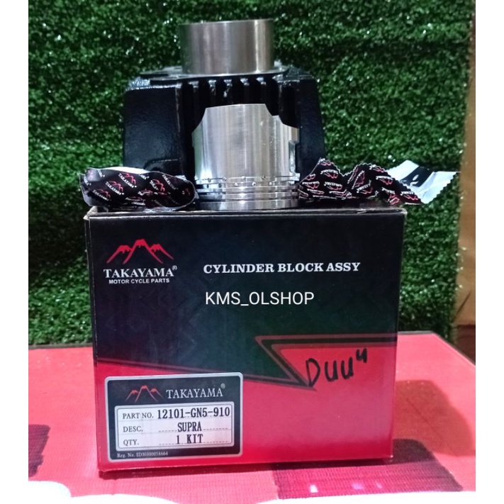 Block Seher Cylinder Blok + Piston Kit GRAND SUPRA X Lama Merek Takayama 121201-GN_9100