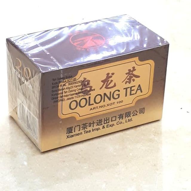 

Oolong Tea Sea Dyke Brand Chinese Tea 40gr Tea Bag / Teh Celup asli China