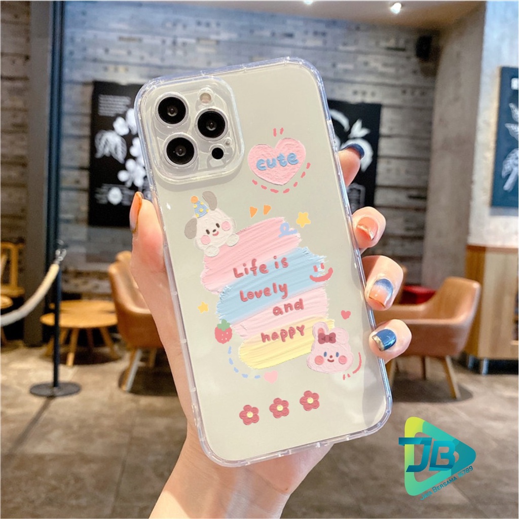 CUSTOM CASE SOFTCASE SILIKON CLEAR BENING NICE SWEET CUSTOM CASE OPPO A3S A1K A5S A7 A37 NEO 9 A15 A15S A16 F1S A59 A96 A52 A92 A31 A8 A33 A53 A9 A5 2020 JB6457