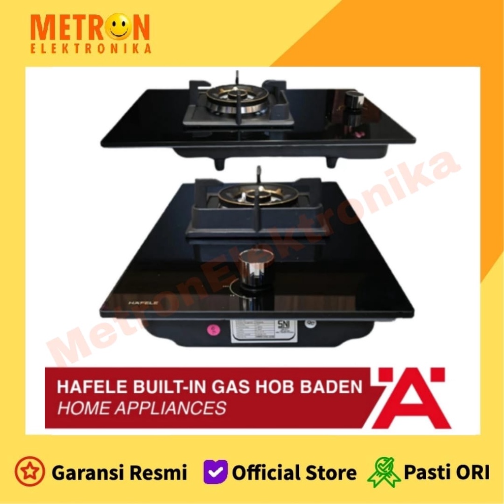 Hafele Built-in Gas Hob Baden Series - Kompor Gas Tanam