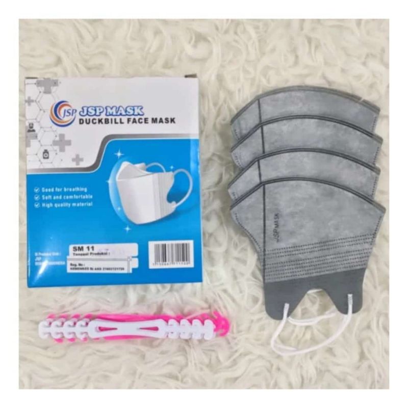 MASKER DUCKBILL JSP LOKAL ISI 50 PCS ADA EMBOS