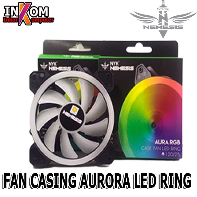 Fan Casing 12cm NYK Aurora - Fan Case NYK Aurora Led Ring
