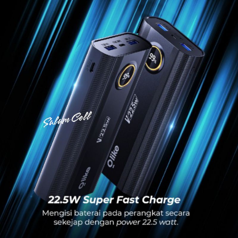 Power Bank Olike P6 20.000mAh PB Fast Charging Support VOOC Powerbank Originall Garansi Resmi