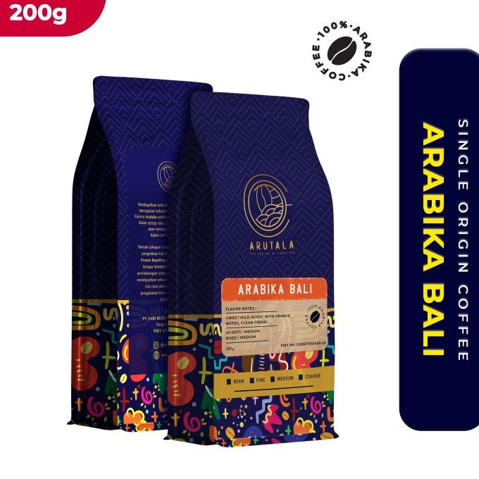 

[BISA COD] ARUTALA kopi Bali Arabika 200 gram