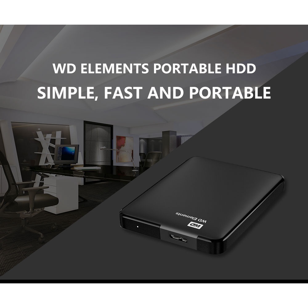 WD 1TB/2TB HD Hardisk Eksternal / HDD External USB 3.0 Portable