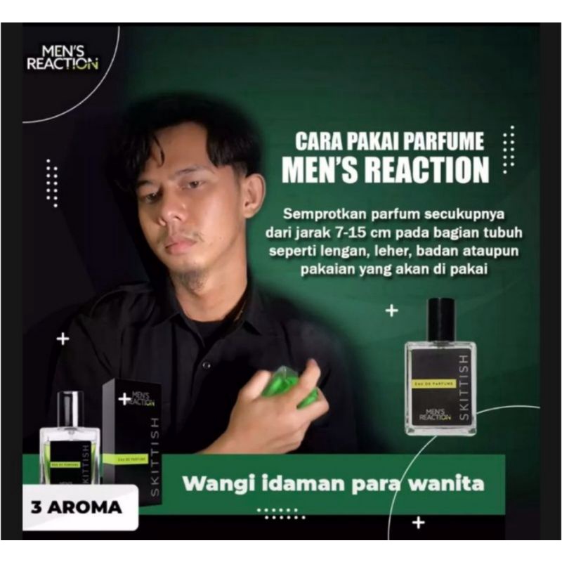 Men's reaction Skittish Parfume 30 ml Terlaris
