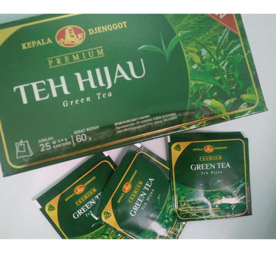 

モ KEPALA DJENGGOT TEH HIJAU CELUP 25'S 60GR ↰