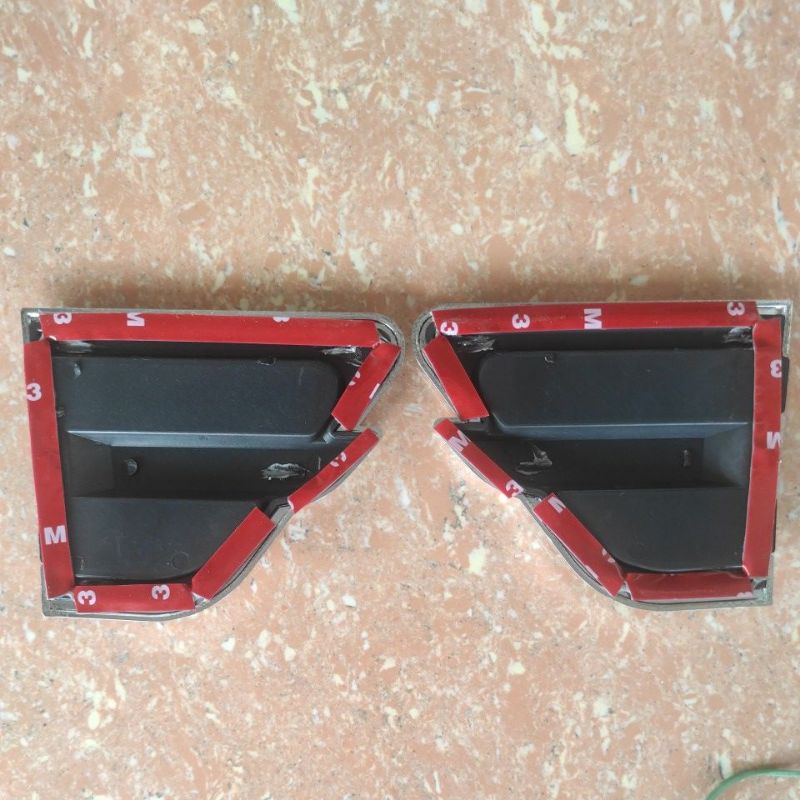 side ventilator emblem air flow samping rush