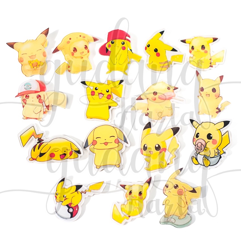 Pin Cute Akrilik Monster Listrik Bross Akrilik Lucu Pikachu Unik GH 208452