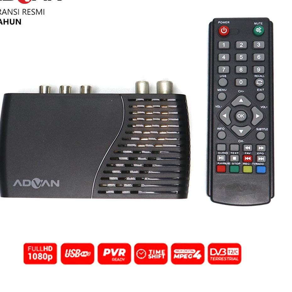 Terbaik Advance STB Set Top Box TV Digital Receiver Penerima Siaran Full HD/ STB Wifi Bisa Youtube D