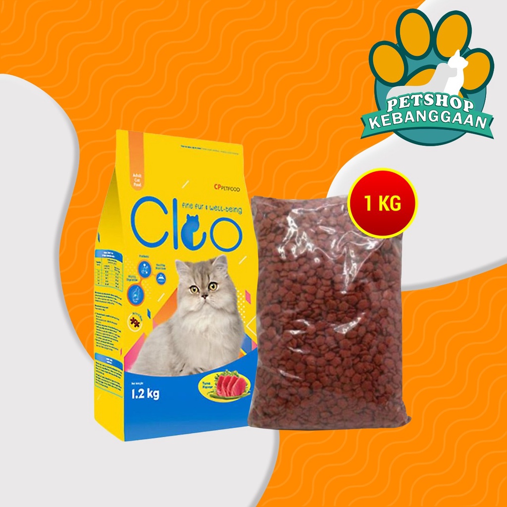 Cat Food CLEO repacking 1 kg makanan kucing