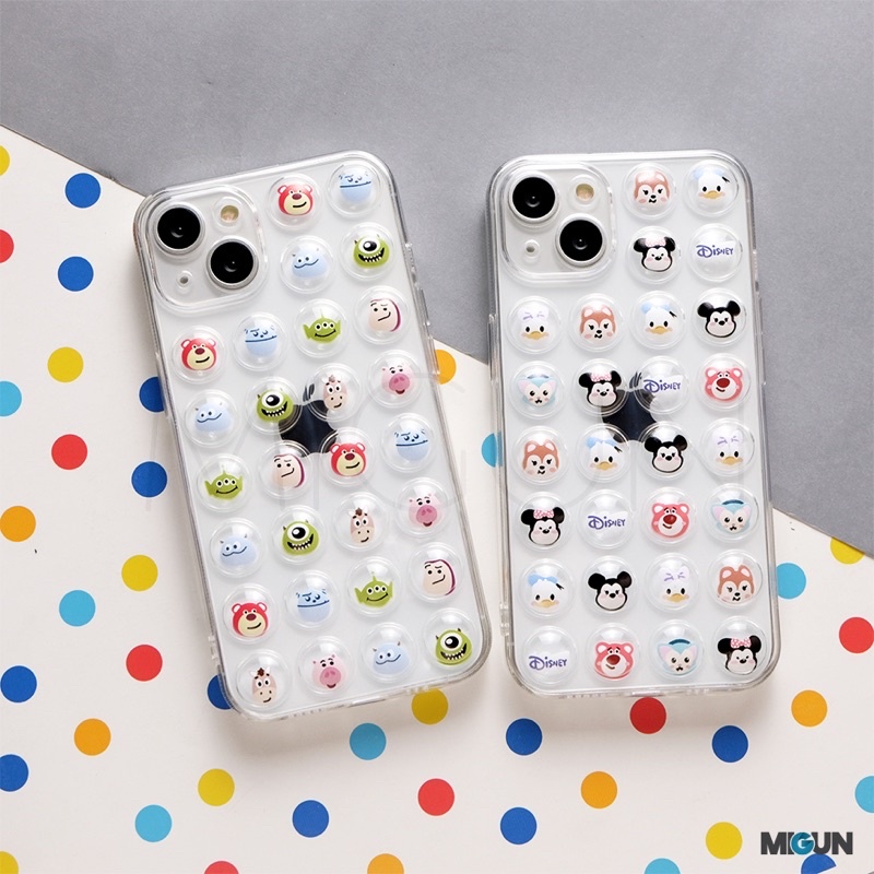 New! Mini Disney POP IT! - Fullcover Softcase for iPhone 11 11PRO 11PROMAX 12 13 PRO PROMAX XR XSMAX 14 14PLUS 14PRO 14PROMAX