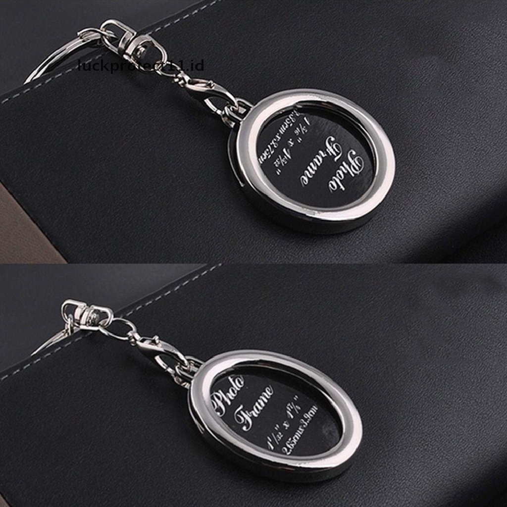 /Fashion Hot// Fashion// 1pc Chic Transparan Bening Insert Foto Bingkai Foto Gantungan Kunci Rantai Keychain.