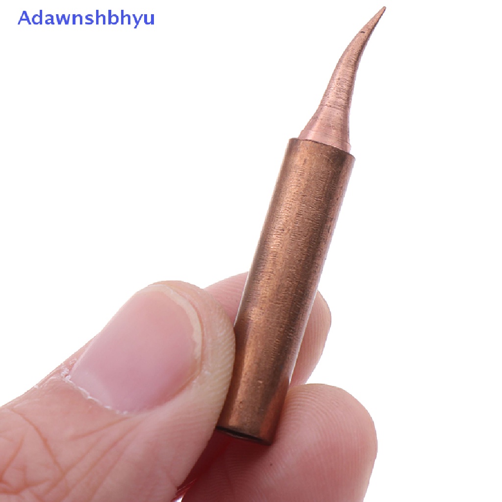 Adhyu 10pcs/lot 900m-t-k Ujung solder Tembaga diaic -free solder tip ID