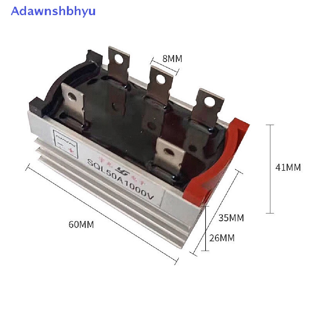 Adhyu SQL 1000V Jembatan Penyearah Tiga Fase Arus Tinggi 10A 20A 35A 50A Modul Dioda ID