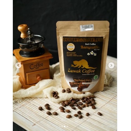 KOPI LUWAK BANYUATIS 100gr &amp; 150gr ASLI BALI