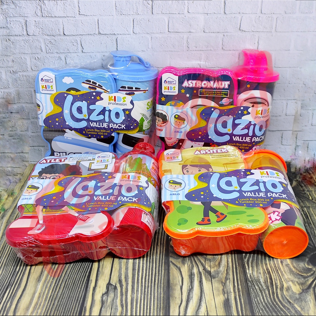 LUNCH BOX / TEMPAT MAKAN SET VALUE PACK LAZIO CSV003 BIGGY 013809