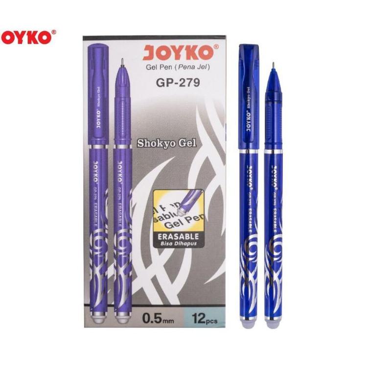

[PRODUK CAZZH] Pulpen Hapus Joyko GP-279 Shokyo Gel ( 1pak/12 pcs ) WH7