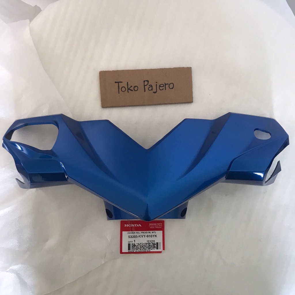 Batok Depan Beat Karbu Lama Biru Metalik Twotone 2012 Original AHM