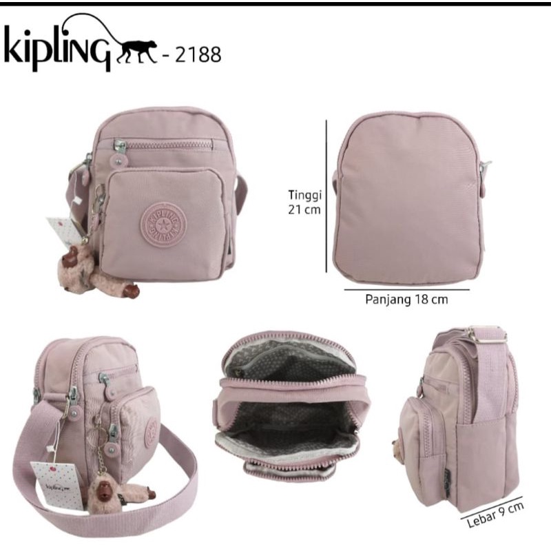 tas slempang original kipling lucu