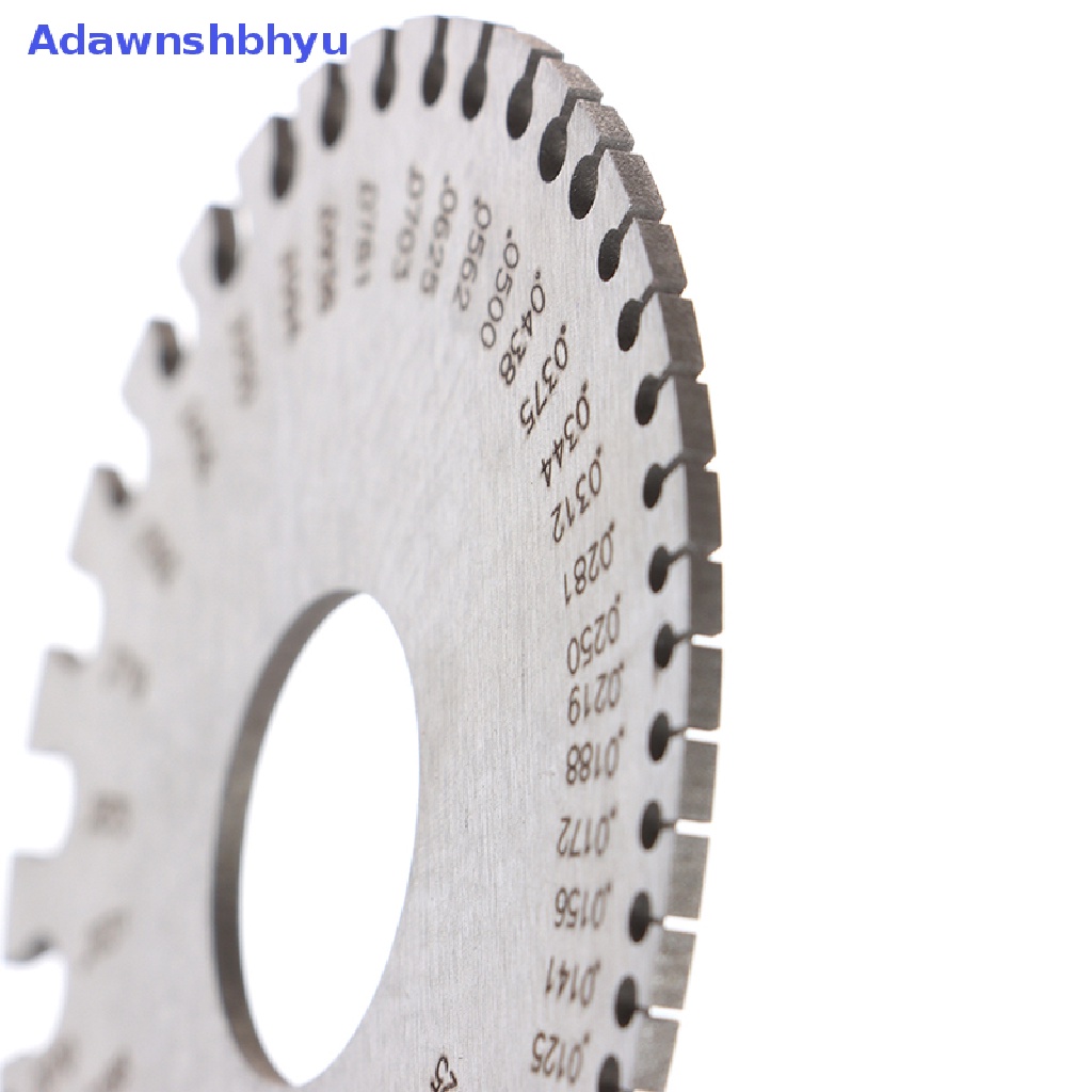 Adhyu wire gauge metal round wire diameter gauge Pengukur diameter Alat Ukur ID