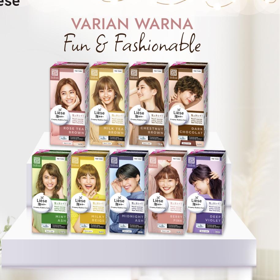 Jual Terpercaya Liese Bubble Hair Color Foam Cat Pewarna Rambut