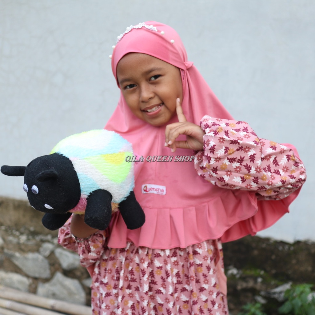 BONEKA KAMBING OB PELANGI, MURAH, LARIS, LEMBUT