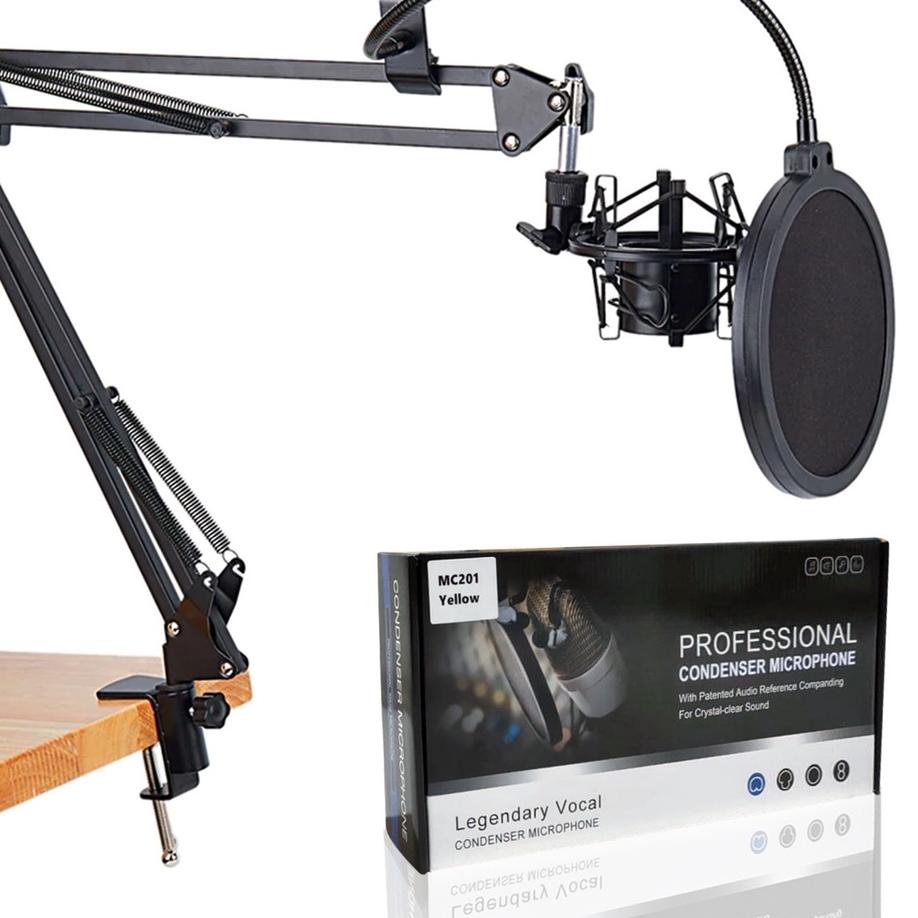 Bagus Dipakai.. COD PAKET LENGKAP MURAH Mic BM 800 Full Set Recording Mic Condenser Microphone Recor