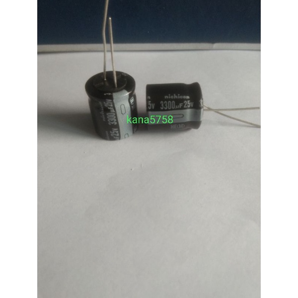 Kapasitor Elco 3300uf 25v Nichicon