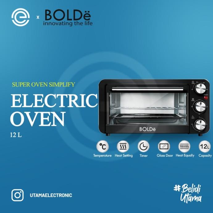 BOLDe Oven Listrik 12 Liter - SIMPLIFY