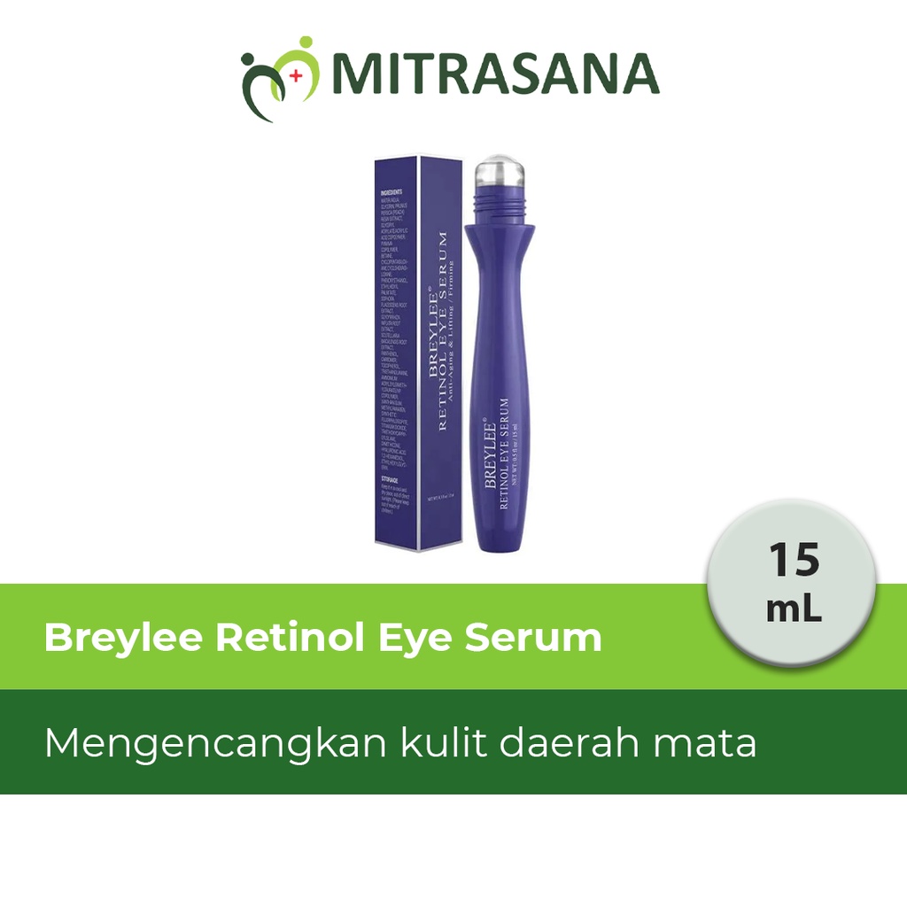 BREYLEE Retinol Eye Serum - BREYLEE Eye Serum- Menyamarkan Kerutan Halus Area Sekitar Mata (15ml)