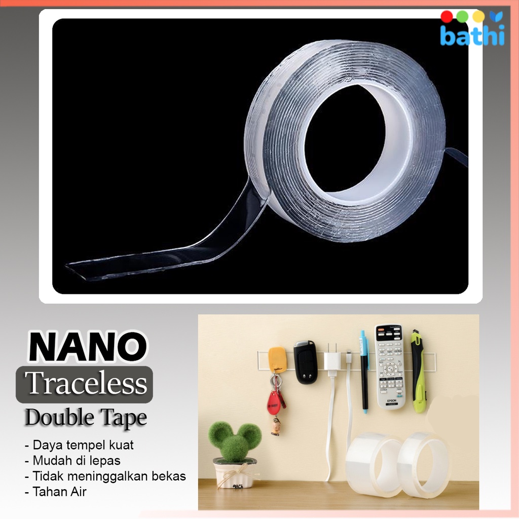 

BATHI-SZJ007 Double Tape 2mm Transparan Anti Air Perekat Bening