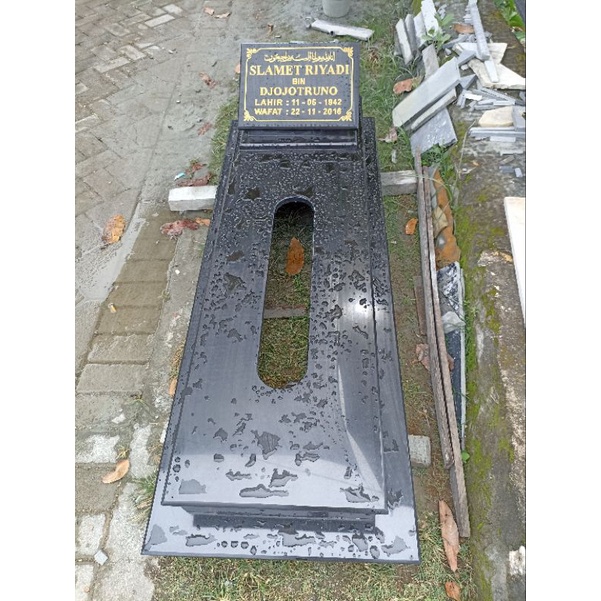 kijingan granit hitam/marmer