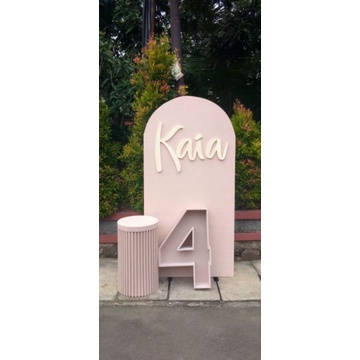 custom backdrop ulang tahun murah