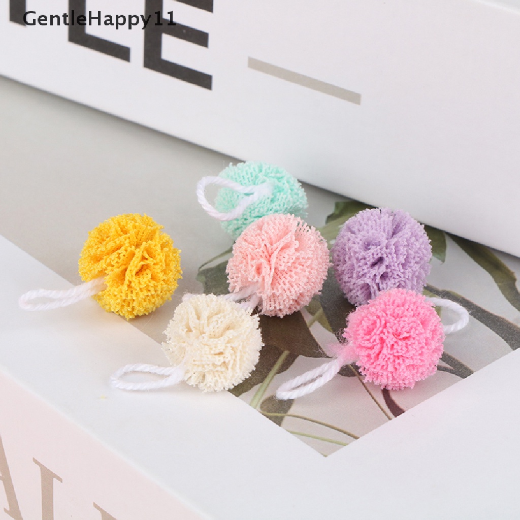 GentleHappy 3Pcs Dollhouse Miniature Furniture Simulation Bath Ball Model DIY Accessories id