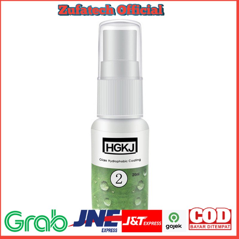 Cairan Anti Air Kaca Mobil Hydrophobic Nano Spray Glass Coating Waterproof Liquid 20ml.
