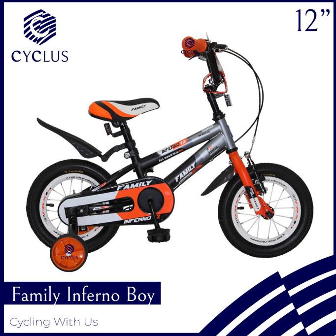 Sepeda Anak Bmx Family Inferno Boy 12 Inch #Original