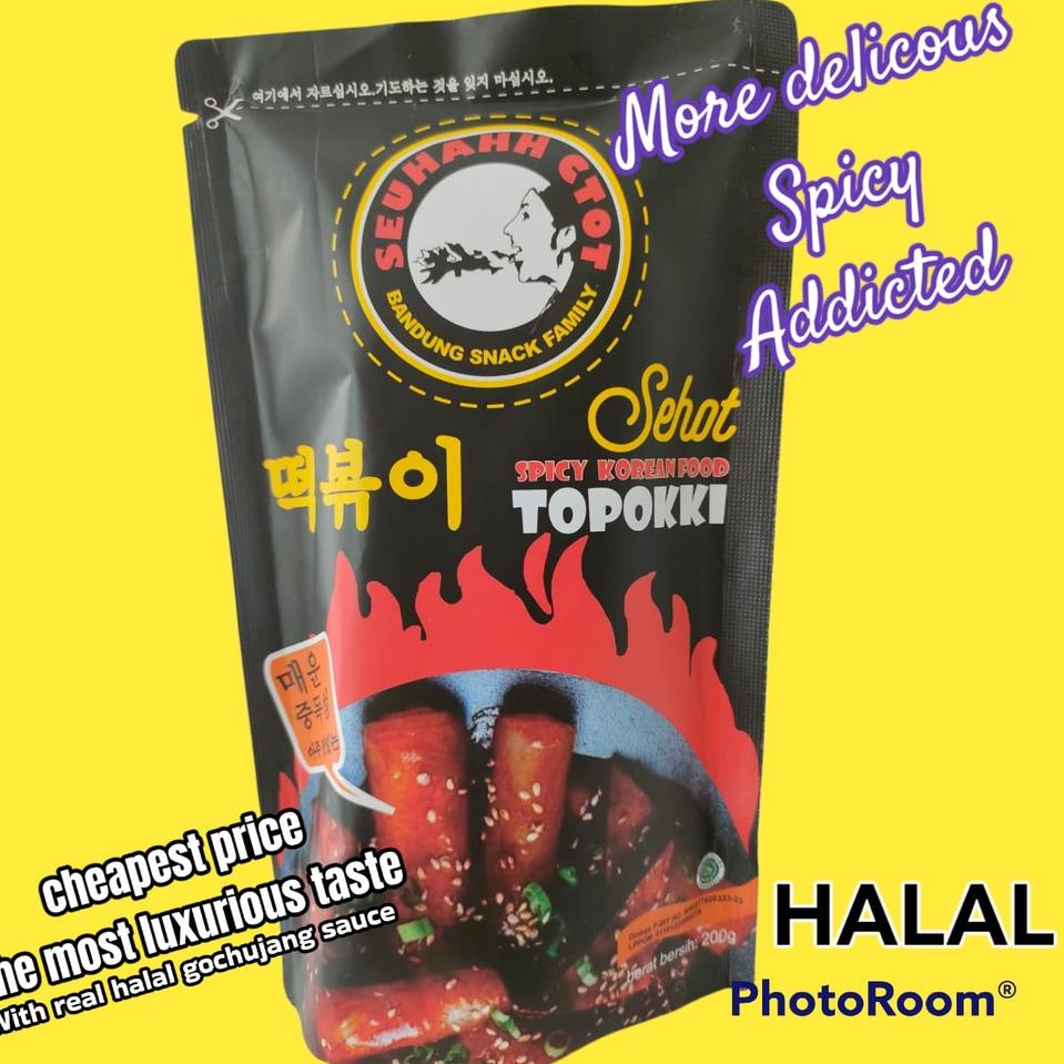 

SALE TERBAIK [ Termurah Terenak ] SEHOT - Topokki Korean street Food Tteokbokki Halal COD