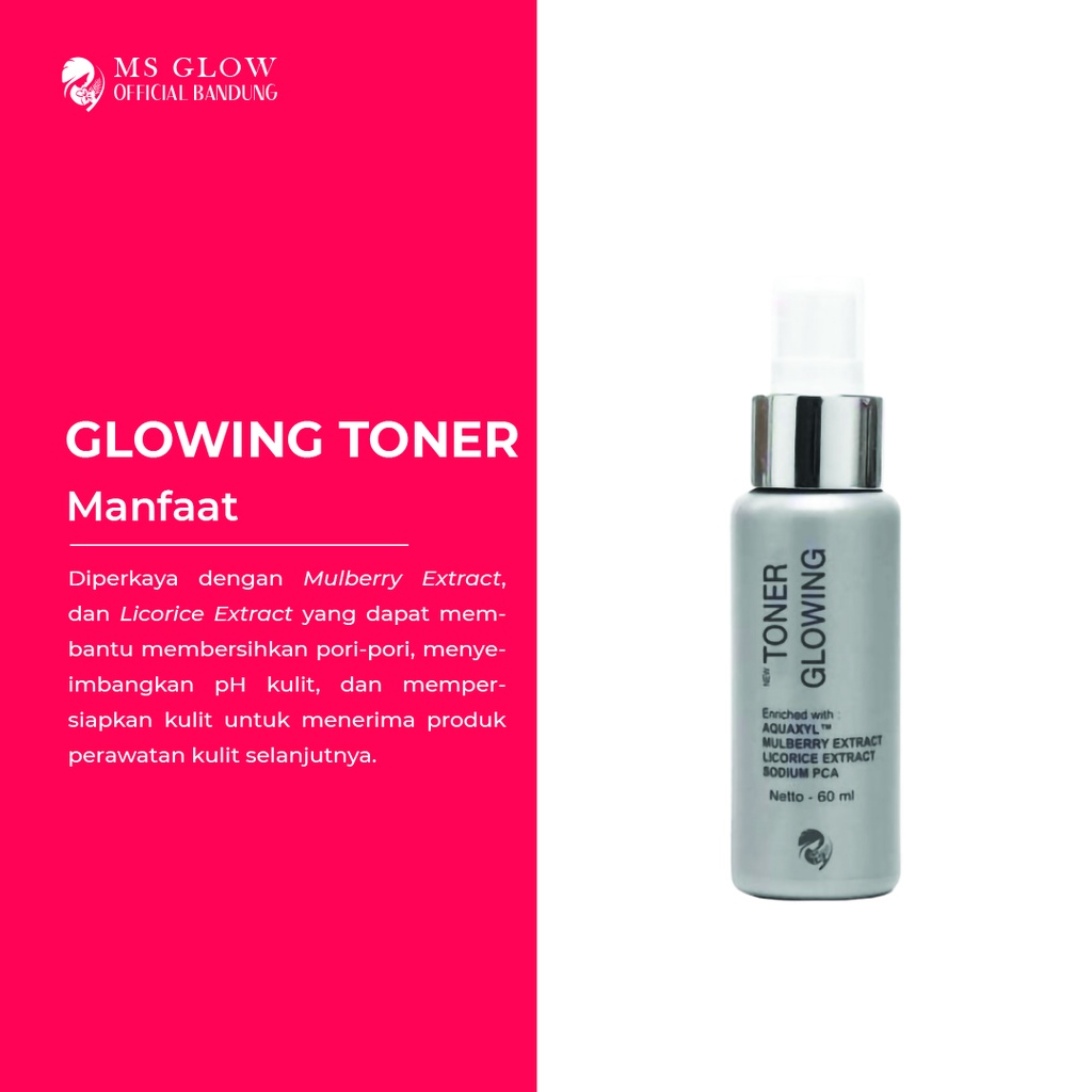 MS Glow Toner Glowing / Toner Glowing Ms Glow