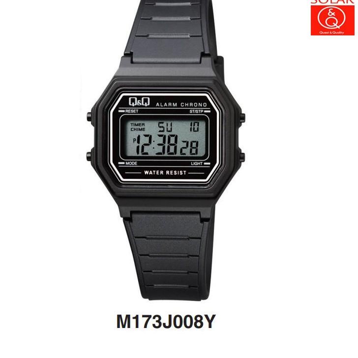 Star Seller.. Q&Q Original Jam Tangan Wanita Digital LED Alarm - M173