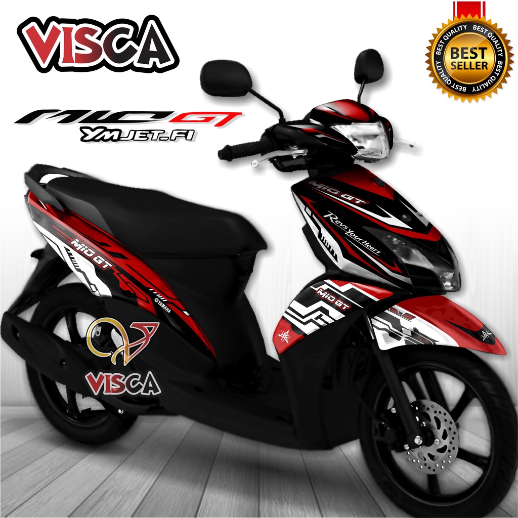 Decal Mio GT Full Body Stiker Mio GT Variasi Full Body Striping Mio GT Variasi Decal Hologram Mio GT