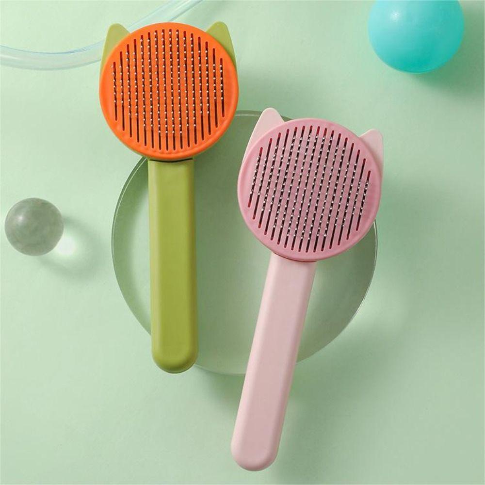 Solighter Pet Hair Brush Sikat Sisir Jarum Anjing Penghilang Bulu Lucu