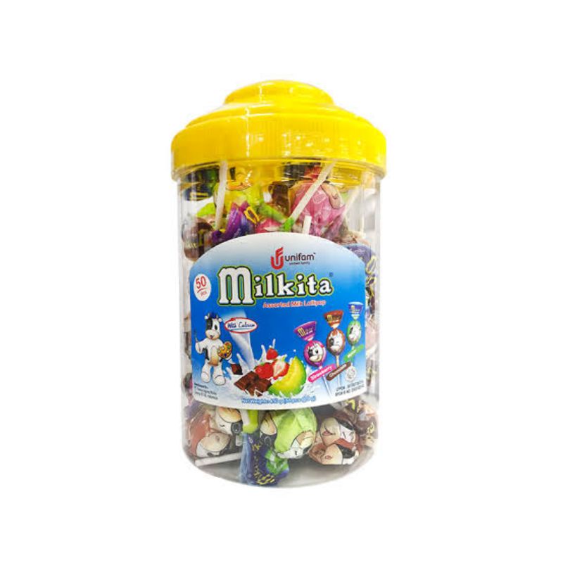 

Permen Milkita Max Lolipop Toples isi 30 pcs